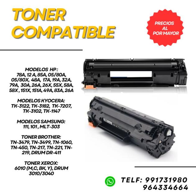 TONER COMPATIBLE GCS